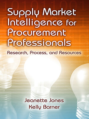 cover image of Supply Market Intelligence for Procurement Professionals